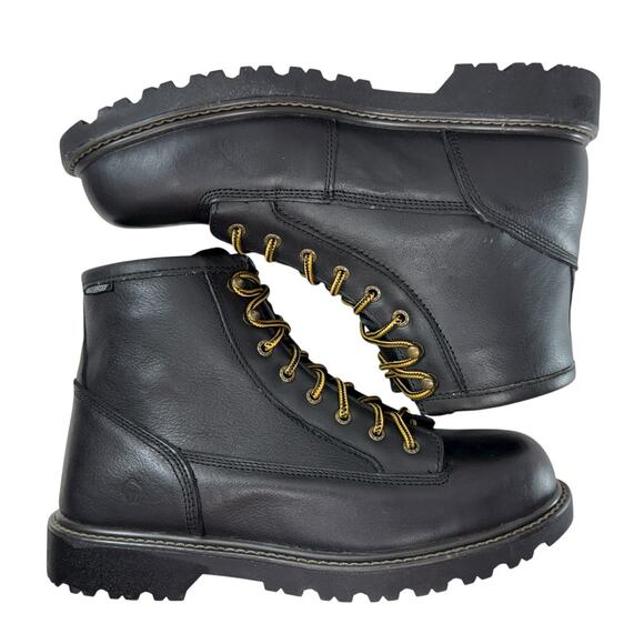 Wolverine Work Boots‎ Men Size 10.5 M Waterproof Floorhand Steel Toe Leather NEW - Picture 7 of 11